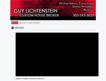 Tablet Screenshot of guylichtenstein.com